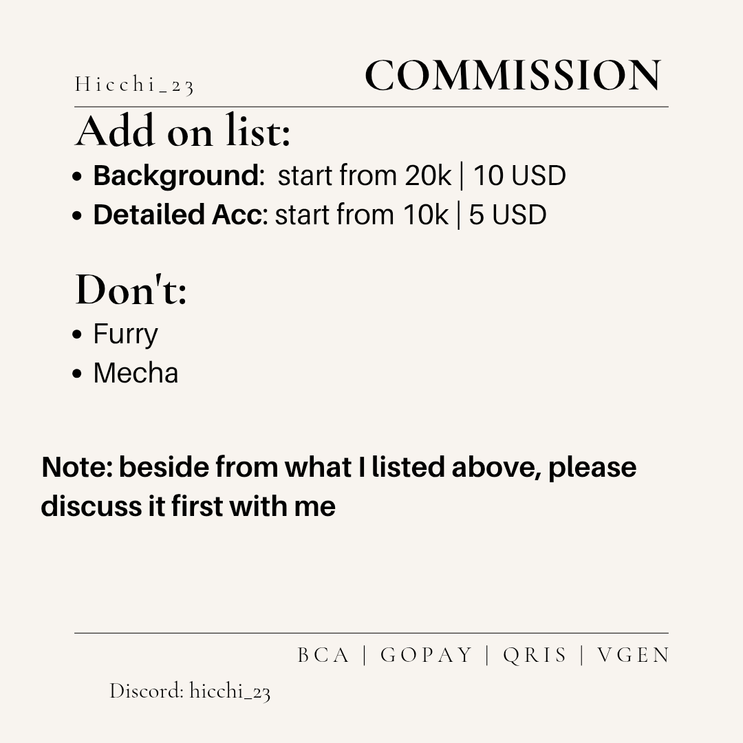 Hicchi || VGen on Profile! tweet media