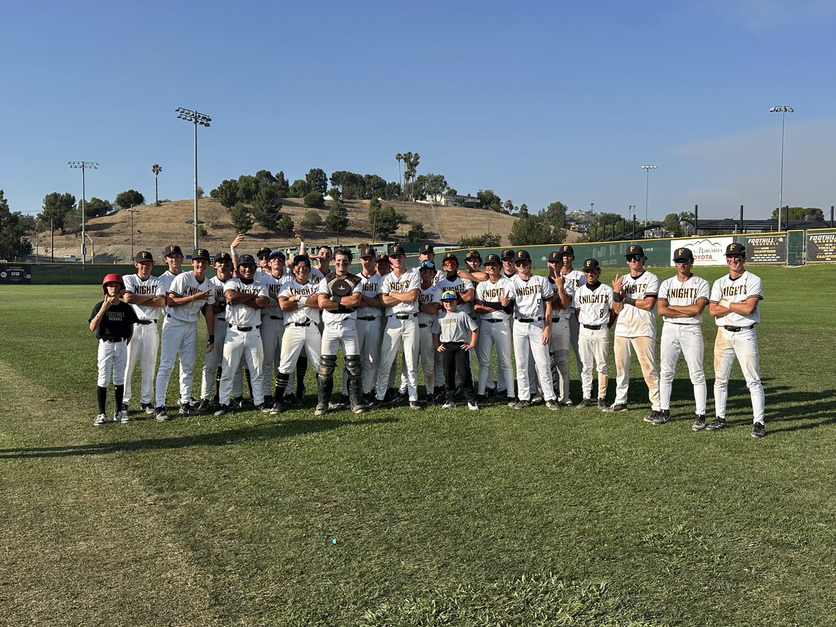 Foothill Knights Baseball tweet media