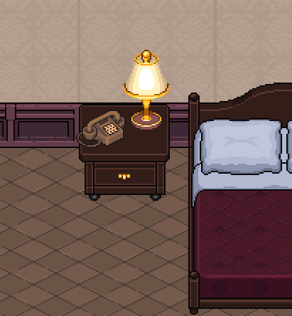 TheDeadlockGame's tweet photo. Late-night testing inside the Ravenwood Hotel.

Working on guest room environments, lighting systems, interactive props, and atmosphere for DEADLOCK PROTOCOL 👀

Every room in Ravenwood is being handcrafted to feel grounded, lived in, and unsettling once the outbreak begins.

The calm never lasts.

🎮 Steam
https://t.co/ATA3zNl5u3

💬 Discord
https://t.co/AoEAmZAInA

🐦 Twitter / X
https://t.co/eb0DxxdMYu

#DeadlockProtocol #IndieDev #GameDev #Gamedev #IndieGame #IndieGames #PixelArt #PixelArtist #PixelHorror #SurvivalHorror #HorrorGames #RetroHorror #IndieGameDev #GameDevelopment #GameDevCommunity #PixelArtGames #IndieGaming #2DGame #RetroGaming #HorrorGaming #SteamGames #UpcomingGames
