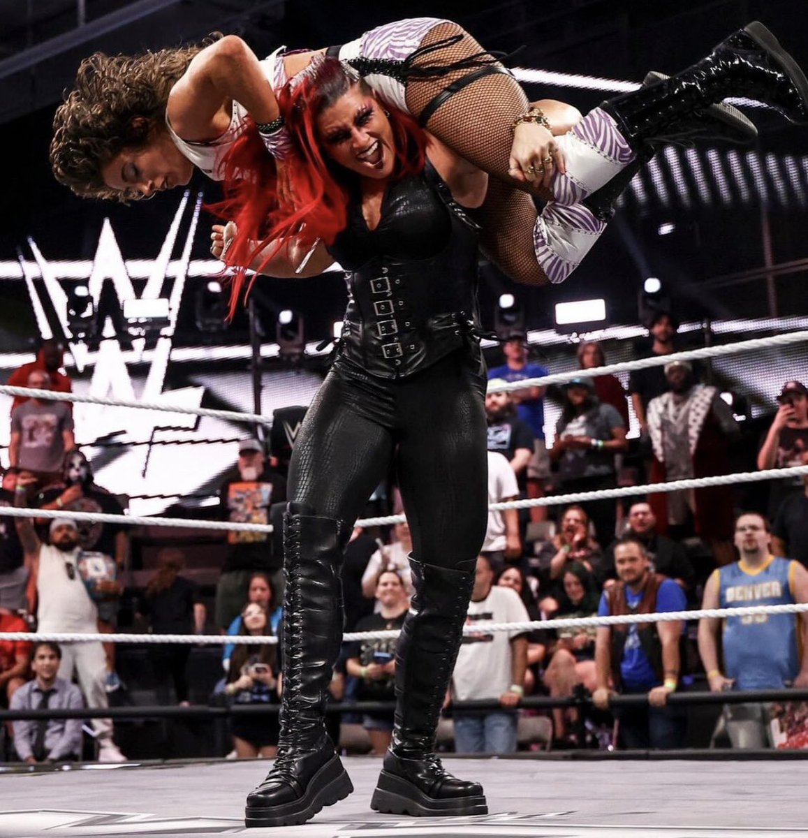 There’s no escaping from me. ⟡ @ZariaWWE_ parody. tweet media