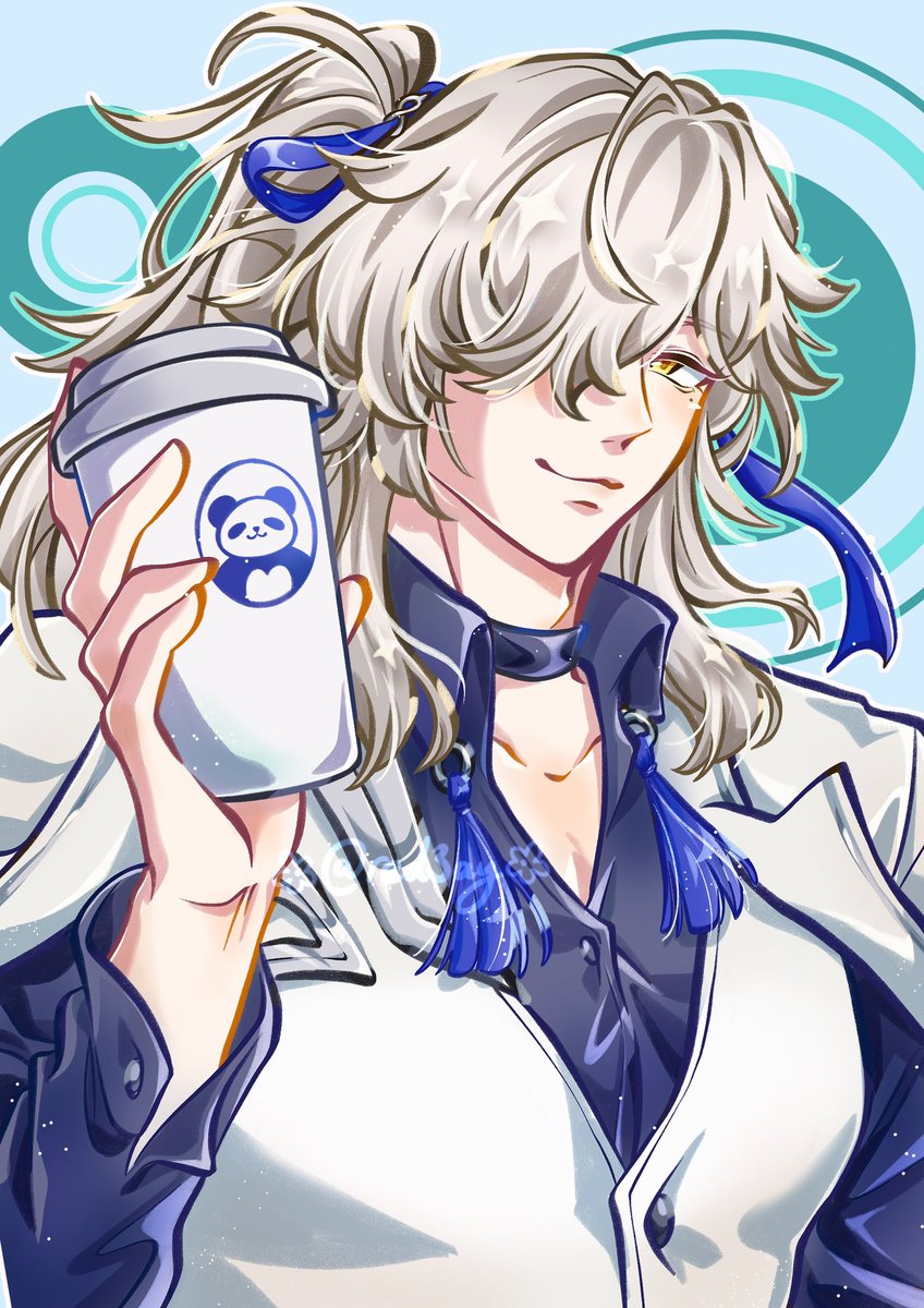 milkies2002's tweet photo. 🍵 Come have a cup of tea~ 

#honkaistarrail #hsr #yaoguang #jingyuan https://t.co/qFLioVg6nE