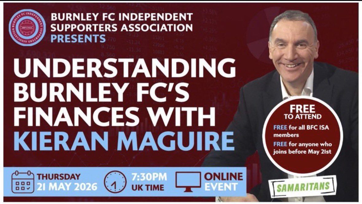 Burnley FC Independent Supporters Association tweet media