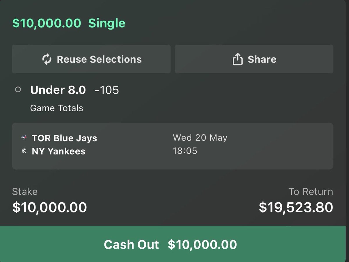 DanyMcLain's tweet photo. Today’s MLB Plays⚾️

Reds - Phillies Over 10

Giants - Diamondbacks Over 9

Mets - Nationals Over 9.5

Blue Jays - Yankees Under 8

Red Sox - Royals Under 8

Let’s Get This!🍀 https://t.co/1gX37SfRhf