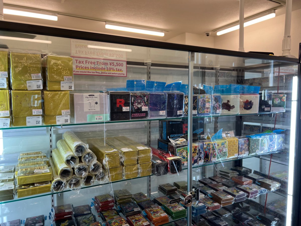 トレカル #ポケカ サプライコーナー情報‼️ 当店ショーケースに沢山