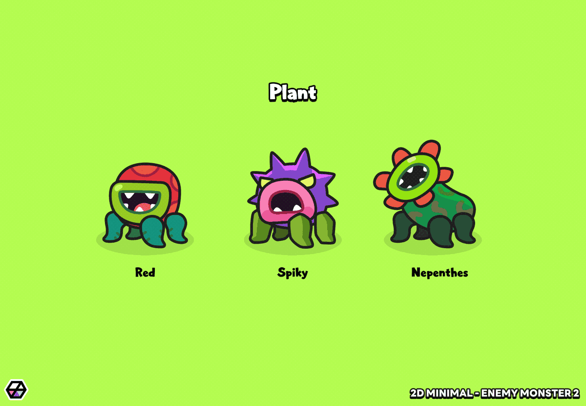 LayerLabGames's tweet photo. 🥳New release — 2D Minimal Enemy Monster 2 
https://t.co/kDFKVVm4xA 

#gamedev #indiedev #enemy #layerlab https://t.co/63vVHd2ubM