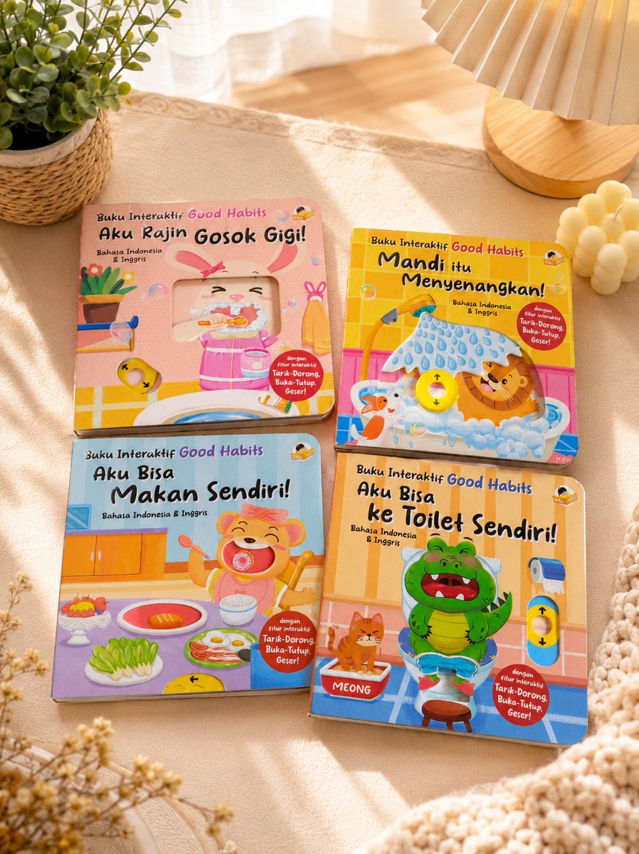 syixhou's tweet photo. 📚 Belajar kebiasaan baik jadi lebih seru! ✨
Buku interaktif anak dengan fitur tarik, dorong &amp; geser yang bikin si kecil betah belajar sambil bermain 💛👶

🔗 https://t.co/OjRsUW5mBu

#bukuanak #bukuedukasi #bukubelajar #bukumain https://t.co/qz0VOg7ZuE