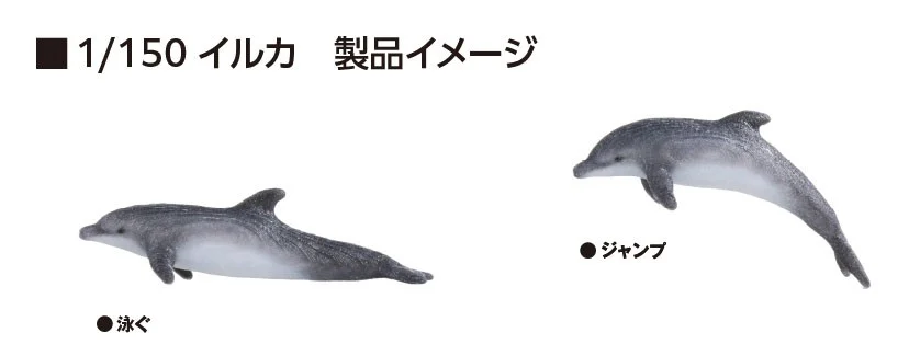 銀製イルカ