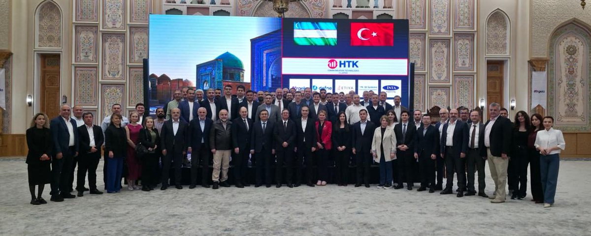 TC_SemerkantBK's tweet photo. Semerkant'ta uluslararası katılımla düzenlenen "M360 Eurasia 2026" adlı GSM teknolojileri forumu marjında, OSTİM Haberleşme Teknolojileri Kümelenmesi tarafından düzenlenen akşam yemeğine konuk olduk ve bu alandaki girişimcilerimizle tanışma fırsatı bulduk. https://t.co/0zYaIISb8r