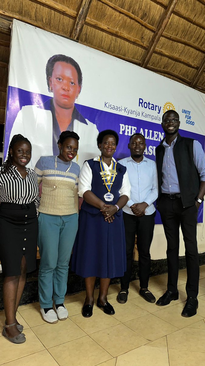 davidkwagala's tweet photo. #Celebrating a great evening today at @RcKisaasiKyanja on the topic 'How Rotaractors can Transform Communities". 
The room was filled with maximum participation and  high level of engagement! I also used the same platform to speak about the upcoming Menstrual Hygiene Day 2026.. https://t.co/CMv2D2o05r