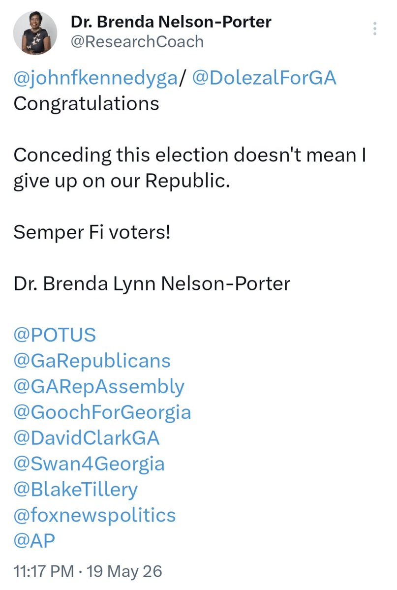 Dr. Brenda Nelson-Porter tweet media