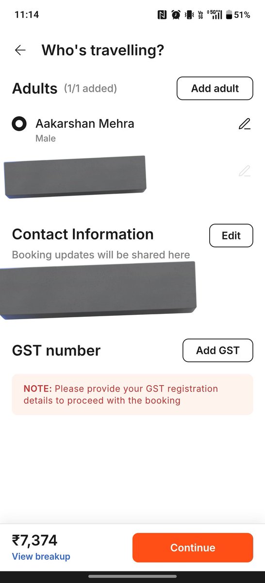 AakarshanMehra's tweet photo. @Cleartrip @flipkartsupport  @Flipkart  Tum logo ko sharam aati hai?
Main flight book kar raha hu aur last page par aakar continue click kar raha hu to proceed nhi ho raha hai.
Maine mail bhe kar dia customer care par baat bhe kar li.
Kya karu batao?
Legal notice bana du? https://t.co/Vf5e6DTG7M
