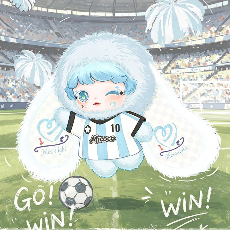 Micoco-Football Beauty サッカー 600シークレット 🆕Toy share by Brand: Micoco 💗Micoco Football Babe Series Plush