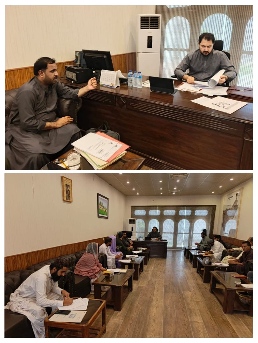 DCderabugti's tweet photo. آج  ڈپٹی کمشنر ڈیرہ بگٹی زوہیب الحق صاحب کے زیر صدارت ڈی ای جی میٹنگ منعقد ہوا۔ 
میٹنگ میں ڈسٹرکٹ ایجوکیشن آفیسر ڈیرہ بگٹی، تمام ڈپٹی ایجوکیشن آفیسرز میل، فیمیلز کے علاوہ ایکسیئن بی اینڈ آر، ایکسیئن پبلک ہیلتھ اور خزانہ آفیسر نے شرکت کی۔ https://t.co/3Q7i2R29ES