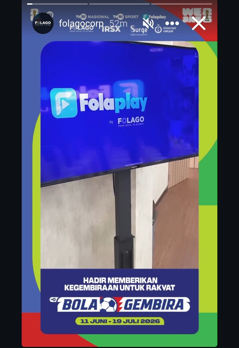 erryfp's tweet photo. @firzieidris Dari IG-nya Folago, kayaknya ada app baru bernama Folaplay.

Jadi inget Mola TV waktu awal2 nyiarin Liga Inggris 🤔 https://t.co/eVQYdZGxQl