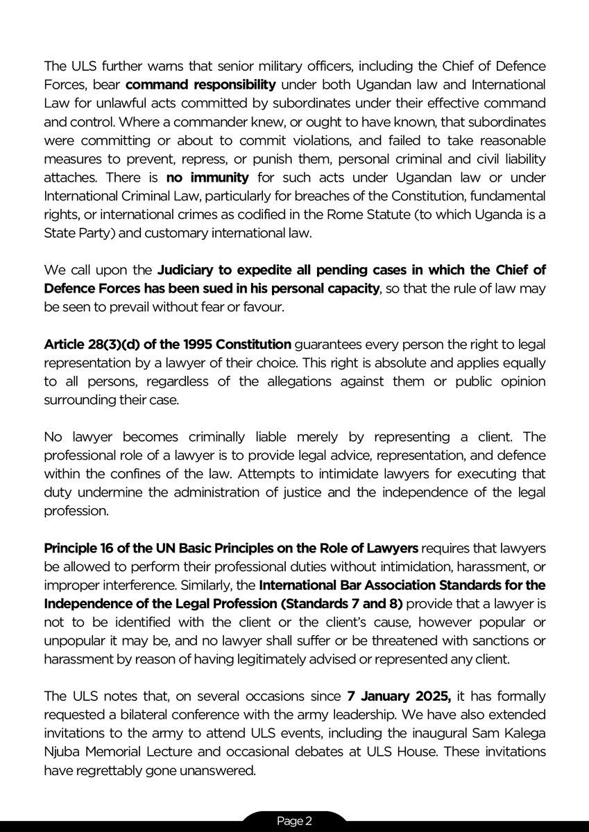 Uganda Law Society tweet media