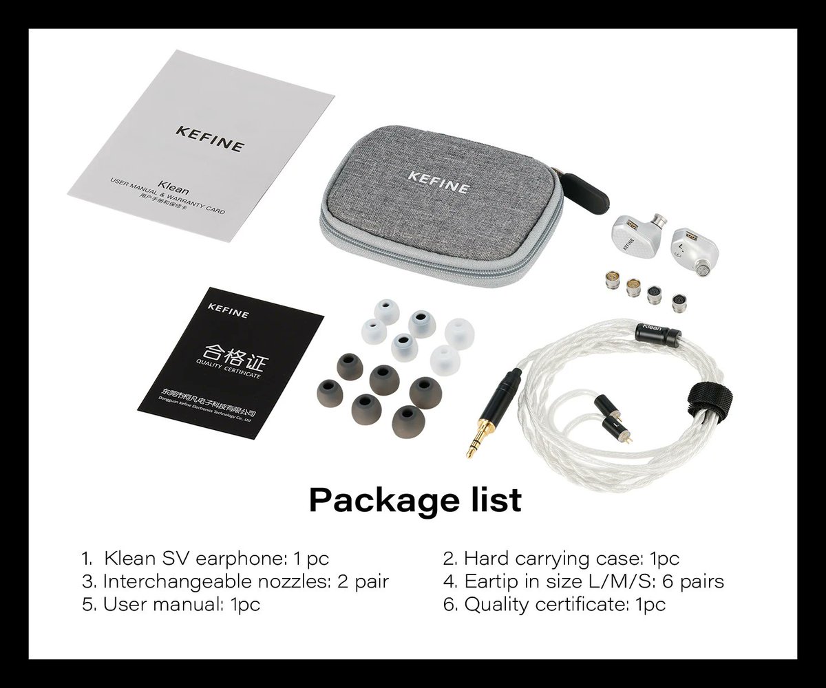 thehificat's tweet photo. Kefine Klean SV punches well above its $51.99 price tag. The interchangeable nozzle system is genuinely useful — not a gimmick — and the DLC diaphragm delivers the kind of technical performance you'd expect from earphones costing twice as much. https://t.co/ZkppdxXOTB https://t.co/PjDwivYUXy
