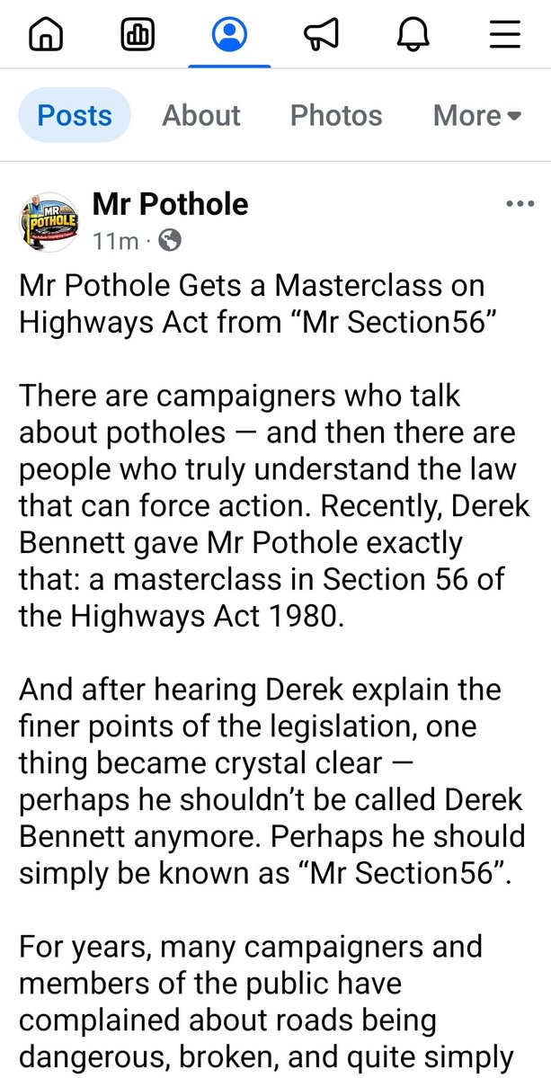 Mr Pothole tweet media
