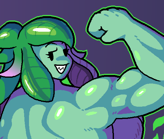 napplepies's tweet photo. How detailed is your art?

Depends heavily on the subject but by design kinda not very lol I could definitely use some more work on muscles &amp; anatomy https://t.co/NVOBSHzbq2