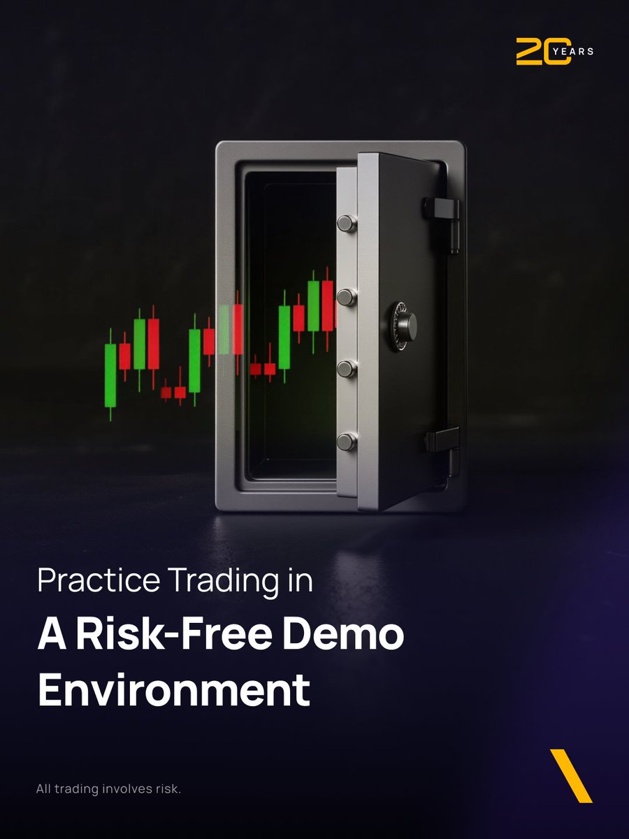 OneRoyalEN's tweet photo. 🤩 If you’re new to trading, a Demo Account can be invaluable.

You can experience real-world market conditions, without risking your capital, allowing you to test various strategies and find ones that work best for you.

#20YearsofOneRoyal #FunFact https://t.co/ES4BeR6220