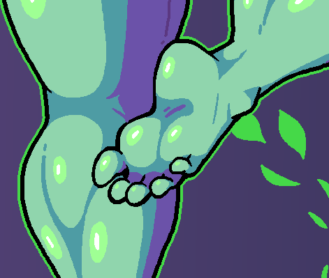 napplepies's tweet photo. How detailed is your art?

Depends heavily on the subject but by design kinda not very lol I could definitely use some more work on muscles &amp; anatomy https://t.co/NVOBSHzbq2