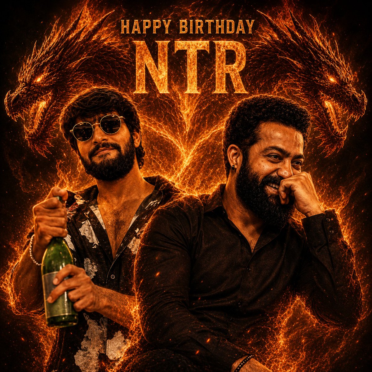 Divi_edits's tweet photo. 🔥 Happy Birthday to the #ManOfMass #NTR ❤️🔥
A powerhouse of talent, energy, and emotion.
Your screen presence and dedication inspire millions every day. 👑
Wishing you blockbuster success, happiness, and unstoppable glory ahead! 🐉⚡
#HappyBirthdayNTR #NTRBirthday #kalyanpadala https://t.co/44e1R3rGFW