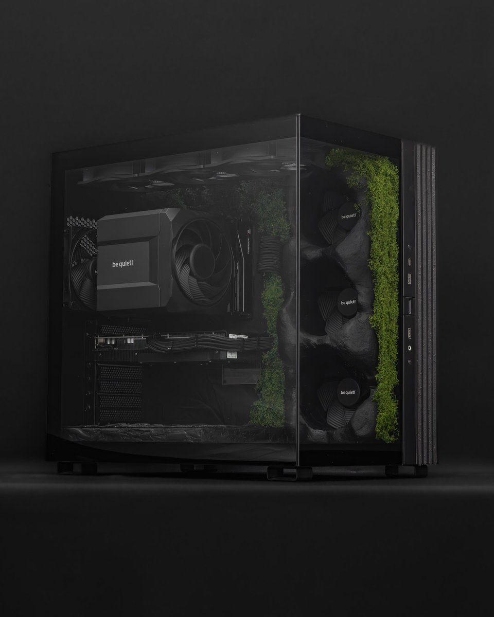 Aguel_design's tweet photo. Collaboration build with @bequietofficial
Introducing Dark Rock PRO 6, which offers a straightforward and minimalist design combined with incredible cooling performance. 
Project built with the Dark Rock theme 🖤 https://t.co/TuL9L2WidF