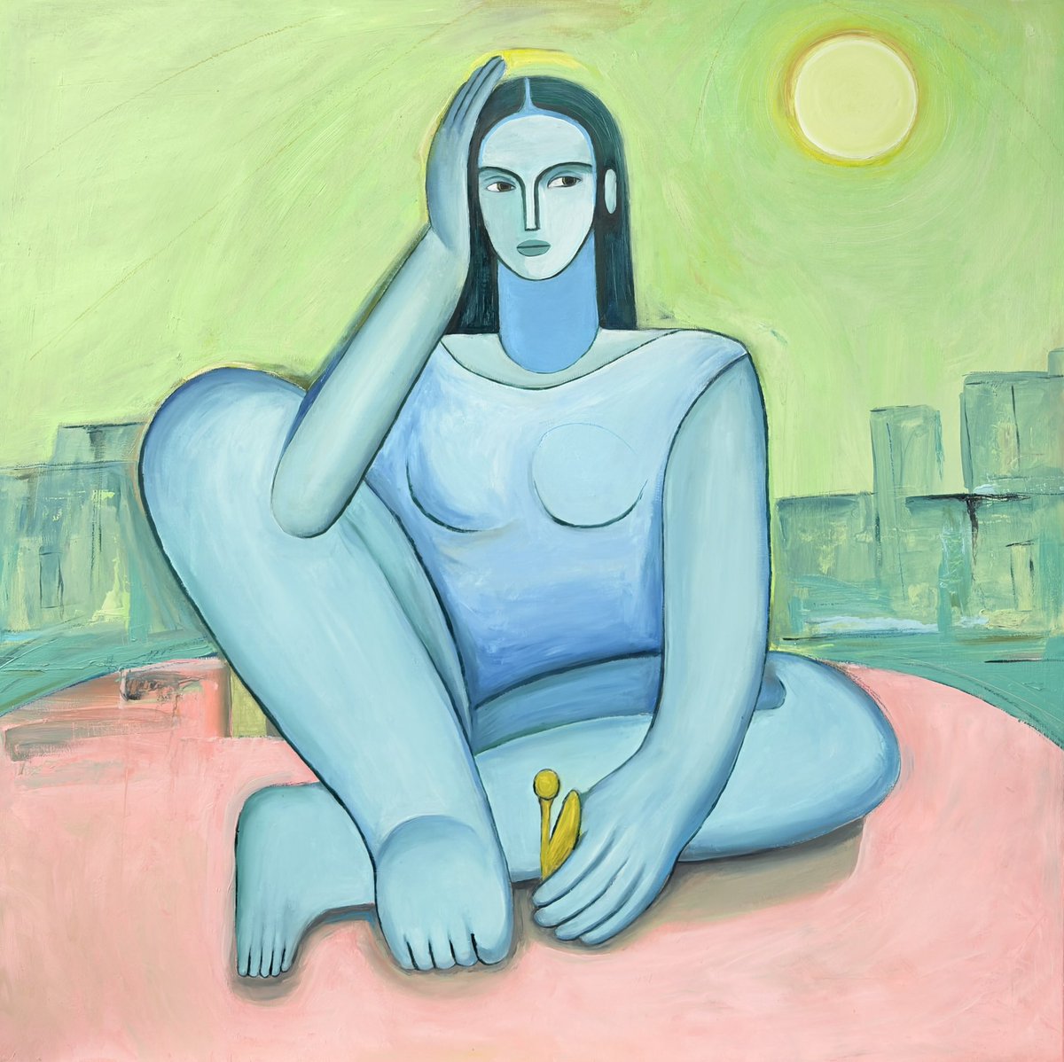 igbaart's tweet photo. Gm 

Waiting”
Oil on plywood https://t.co/BwotK9D5fW