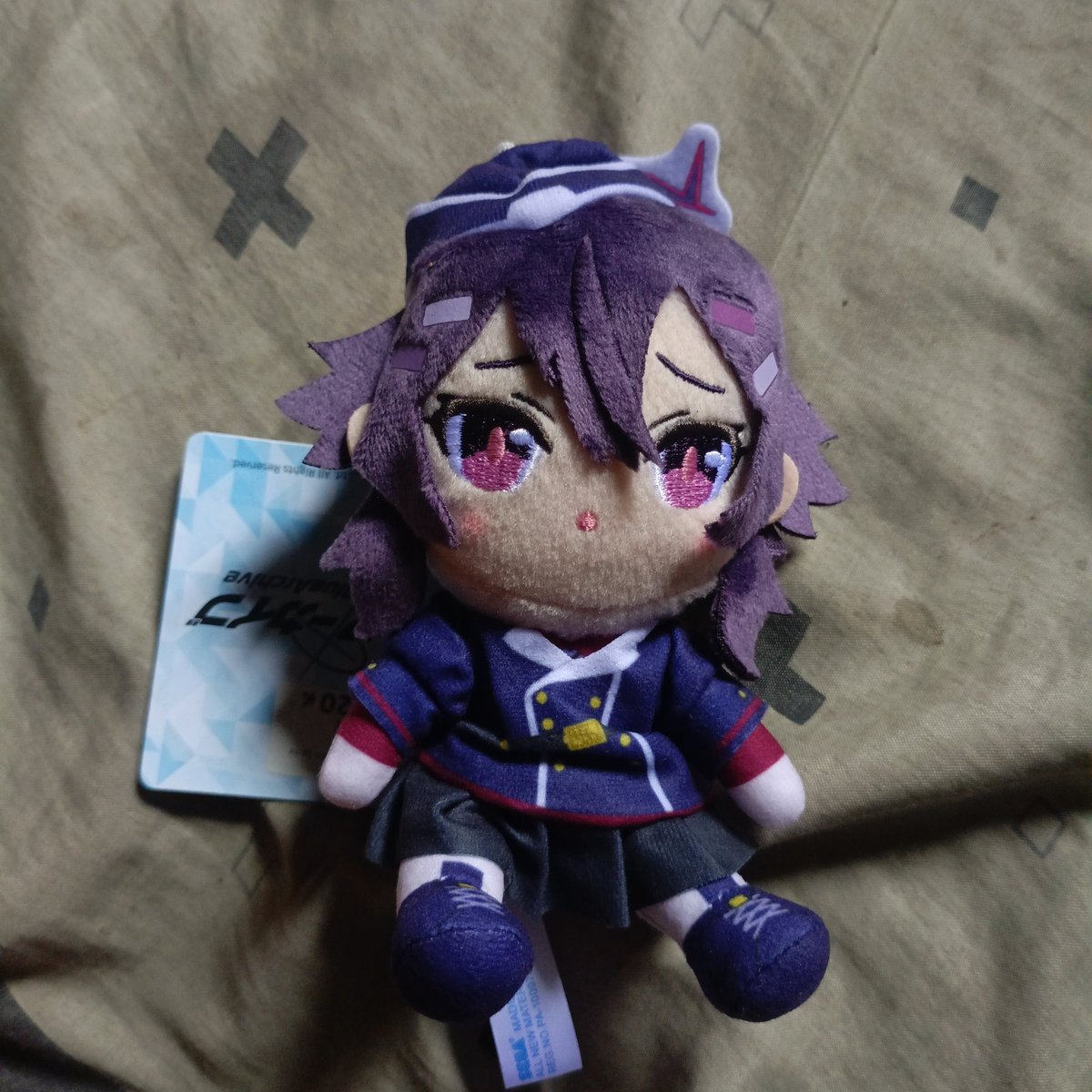 Krasa06's tweet photo. Ehehheehhehhehehehehehehhe

Mini plush Haruka has arrived 💜💜💜

#伊草ハルカ https://t.co/YnNqtrDROo