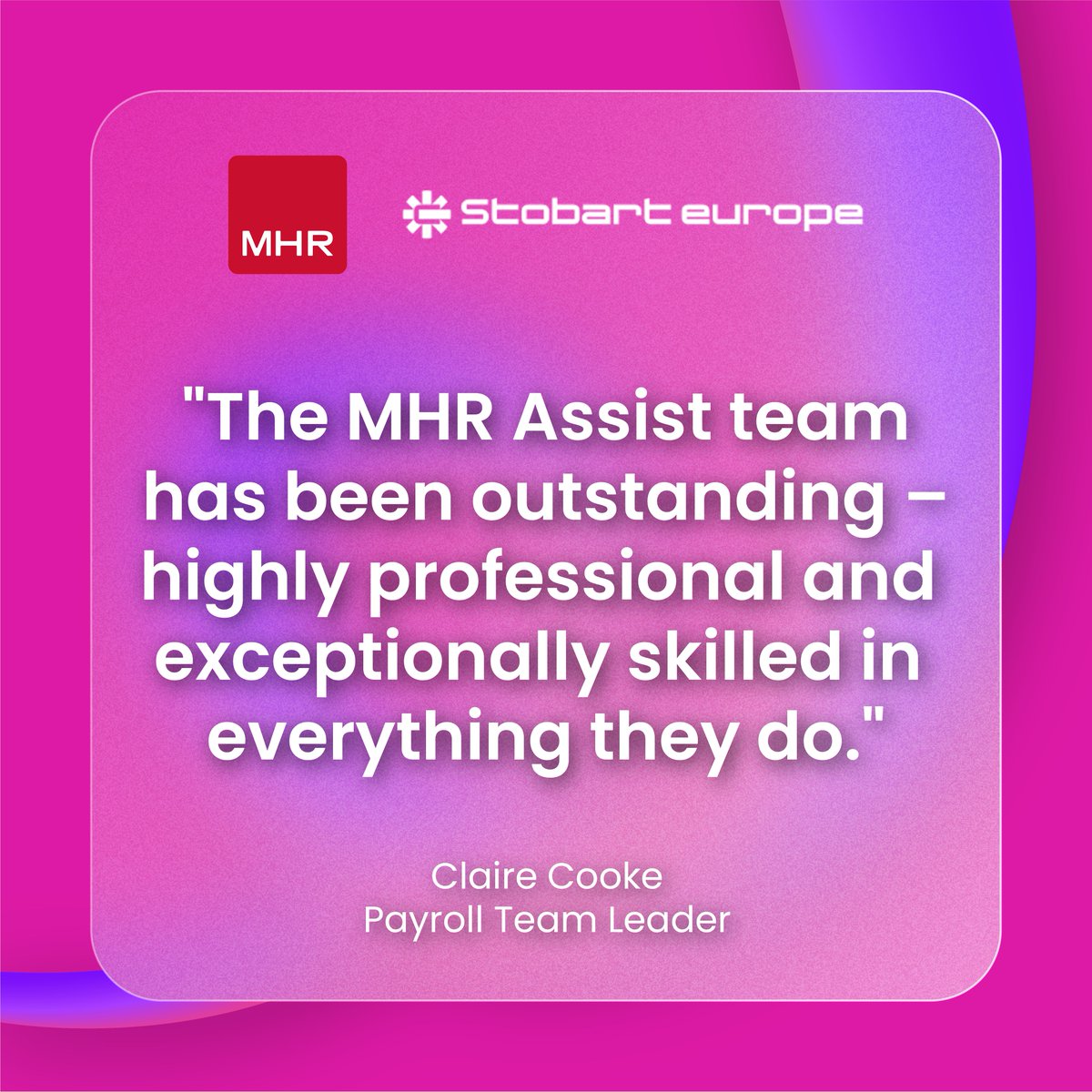 mhr_solutions's tweet photo. Real support. Real results. Our customers say it best 💬

Discover how MHR can support your team with unbeatable HR, payroll and finance processes today: https://t.co/KYWc8YdFza https://t.co/obg5CWcTsg
