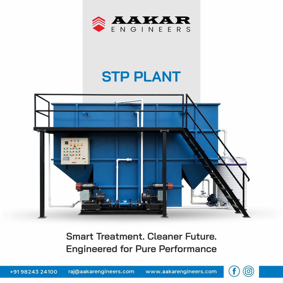 aakar_engineers's tweet photo. Smart Sewage Treatment Solutions for Cleaner Water and a Greener Future.

✔️ Efficient Wastewater Treatment
✔️ Eco-Friendly Technology
✔️ Low Maintenance Operation
✔️ Reliable STP Performance
#AakarEngineers #STPPlant #SewageTreatment #WastewaterTreatment #WaterTreatment https://t.co/JUdXyo86E5