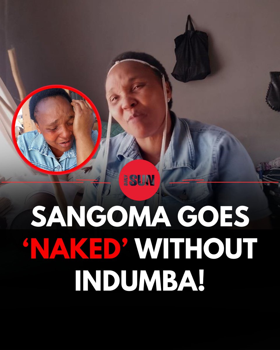 dailysunsa's tweet photo. WATCH: Sangoma goes ‘naked’ without indumba!
Link: https://t.co/a34Tq2JFcM
#sangoma #indumba https://t.co/Dl1WEJUQz9