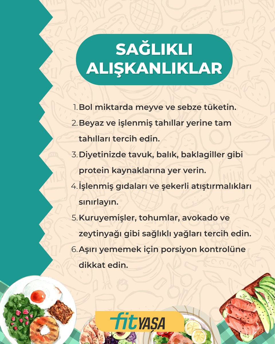 fityasacomtr's tweet photo. Sağlıklı yaşam, büyük değişimlerden değil küçük ama sürdürülebilir alışkanlıklardan oluşur. 🌿Bugün kendin için attığın küçük bir adım, yarının daha enerjik ve güçlü halini oluşturur. ✨
#HaydiSenDeFitYaşa https://t.co/DpfiVixlfx