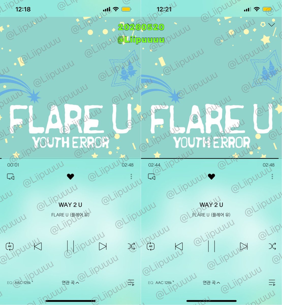 Liipuuuu's tweet photo. #FLAREU #플레어유 #YOUTH_ERROR #WAY2U
#WAY2U_Streaming
20260520 12:00 https://t.co/rG0al7YGIe