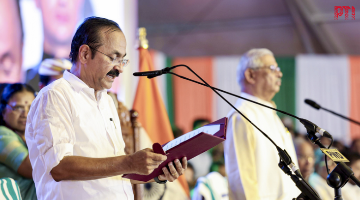 PTI_News's tweet photo. STORY | 'Just remembered my father, what's wrong,' asks Kerala CM on row over use of  caste surname in swearing-in

Kerala Chief Minister V D Satheesan on Wednesday defended his use of the caste surname "Menon" during his swearing-in ceremony, saying he had only mentioned his father's name and saw nothing wrong in doing so on such an occasion.

READ: https://t.co/nnuAXrD21i
