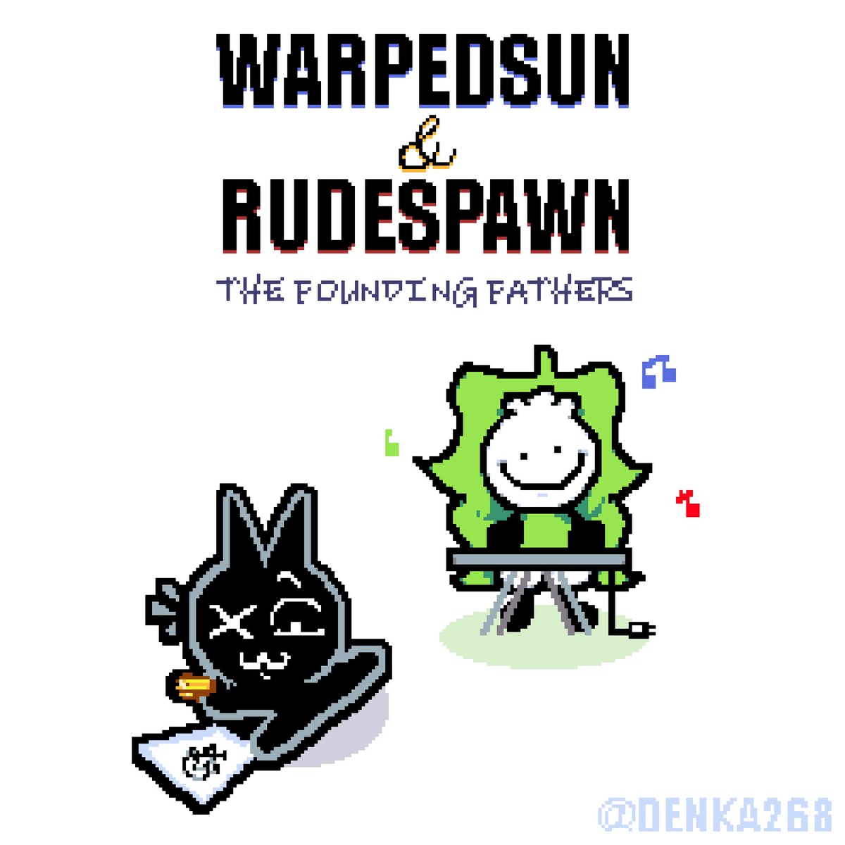 Denka268's tweet photo. My art for @X_Dark_Eye_X &amp; @lu40kkk

#art #RUDESPAWN #WARPEDSUN https://t.co/r69oPXv4cs
