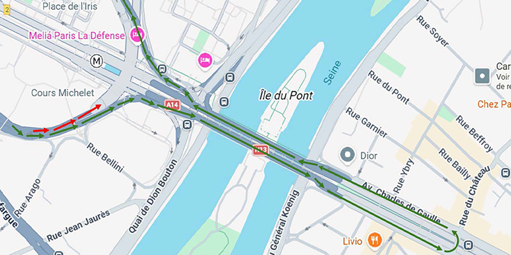 ParisLaDefense's tweet photo. [Travaux Liaison Basse – P. Devedjian]
Paris La Défense réalise des travaux de sécurisation de la Liaison basse à #Puteaux.
⚠️ Du 1er au 12 juin 2026, de 22h à 5h. Fermeture des tubes inférieur et supérieur avec  déviations.
Infos 👉 https://t.co/yqVK9oqdkW https://t.co/SWuGLvqs67