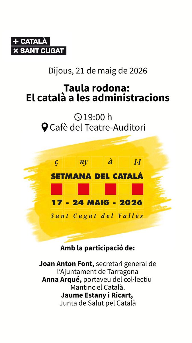 Mantinc el Català tweet media