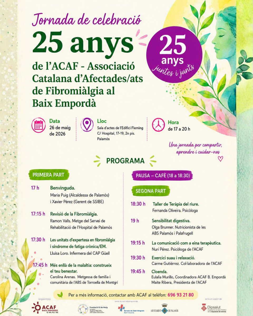 ACAF - Assoc. Catalana Fibromiàlgia i altres SSC tweet media