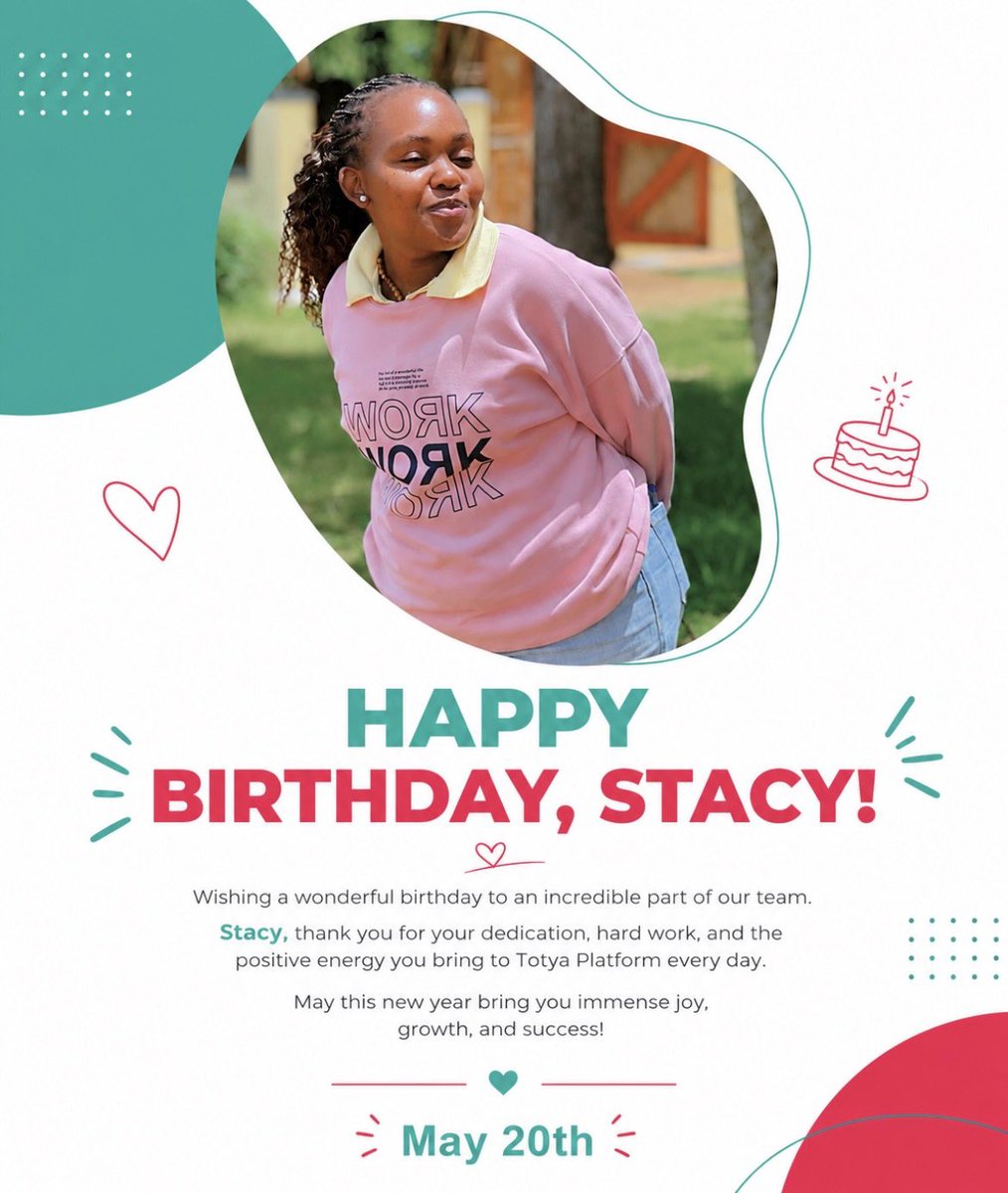 totyaplatform's tweet photo. Celebrating a soul that brings kindness, dedication, and positive energy everywhere she goes. 💖 #BreakTheSilence #happybirthday #today https://t.co/UwlRSq8gDD