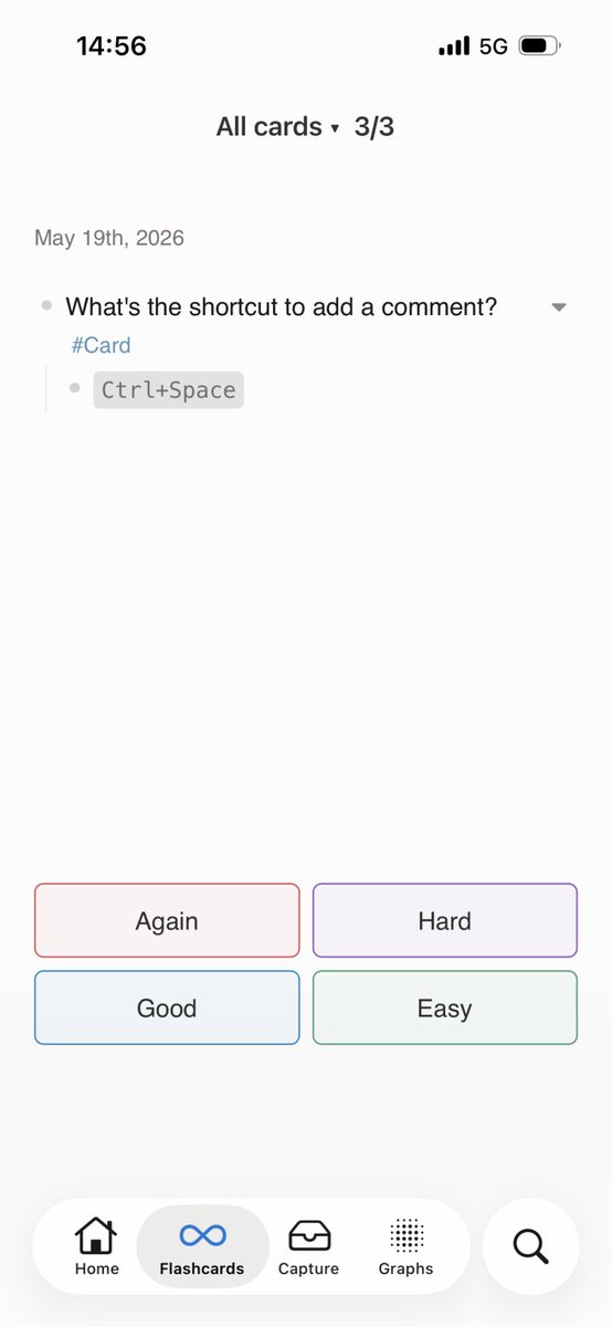 logseq's tweet photo. Flashcards, comments, reactions, and Sync https://t.co/FtGs20ZCTa
