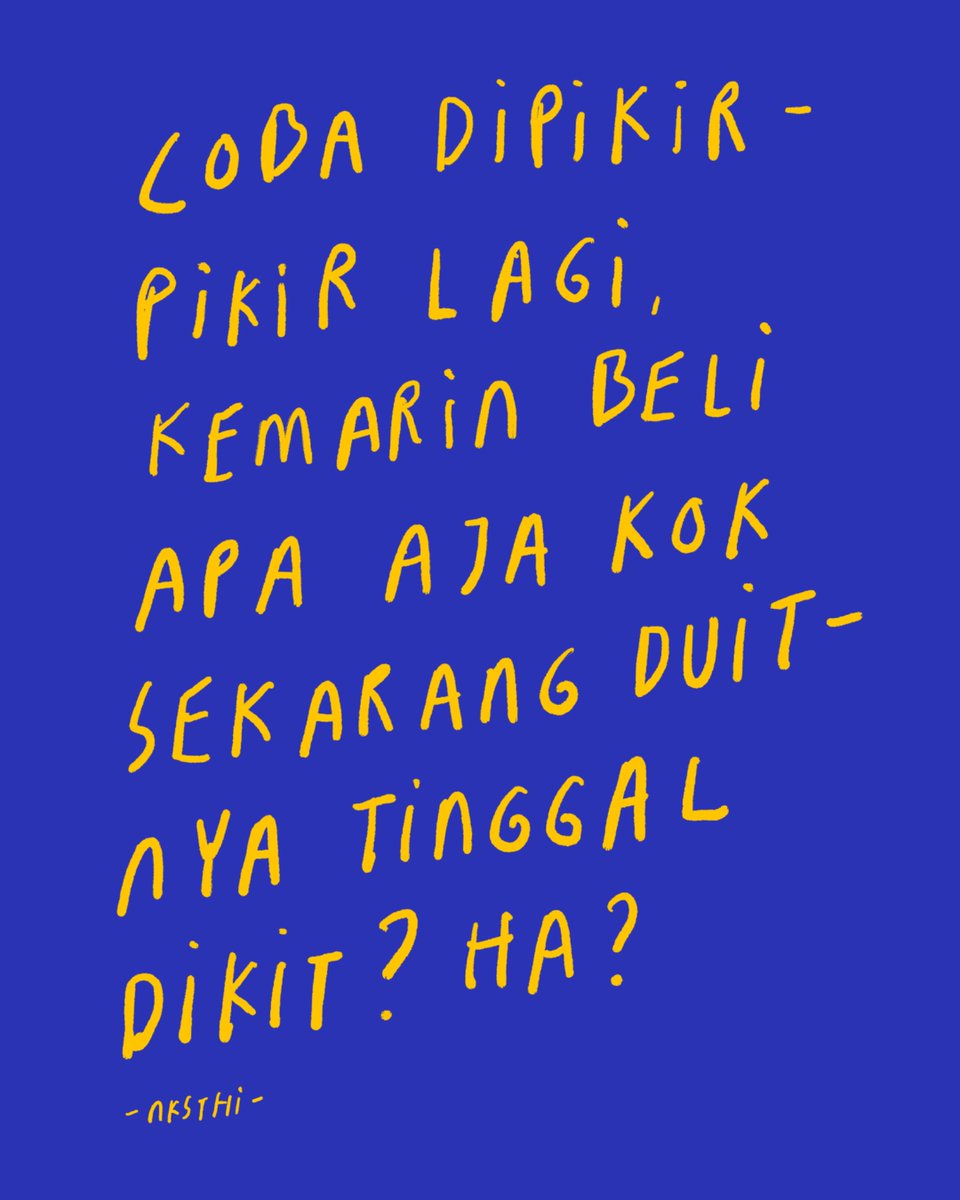 Nanti Kita Sambat Tentang Hari Ini tweet media