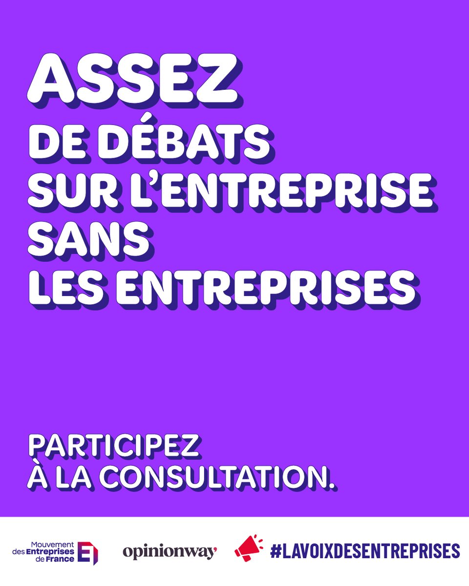 Mouvement des Entreprises de France tweet media