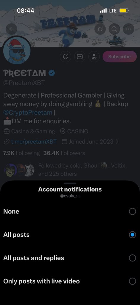 evolve tweet media