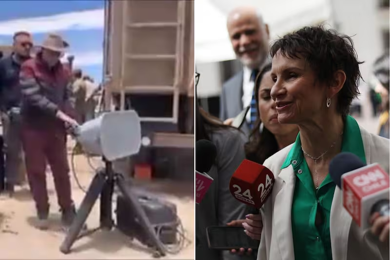 cristian_arayal's tweet photo. Carolina Tohá llama a usar su plan de Seguridad porque "estaba prácticamente listo".
Claro, ya tenían -por lo menos- un parlante... https://t.co/ZmQd8dRA3x