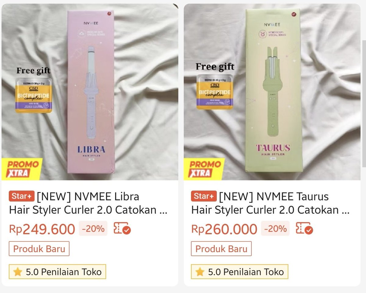 diberkatiii's tweet photo. WTS catokan hair curler nvmee libra lilac taurus lime

Produk masih baru free gift hair mask.
Harga yg tertera after voc xtra 25% ya.
Toko : https://t.co/esxfefuz3L https://t.co/dx5zvRuf1D