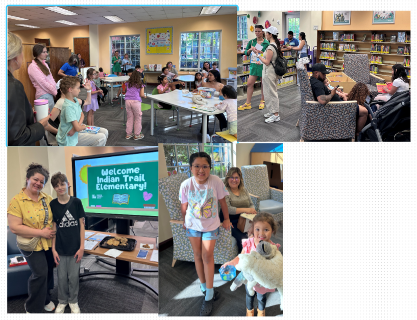 UCPS_ESL's tweet photo. The 3rd annual ML Library Night was a success for @IndianTrailESNC. Families were able to receive library cards and learn about all the fantastic programs that the library offers. @UCPSNC @UCPLNC @AGHoulihan @Hemalalwani3 #TeamUCPS https://t.co/64RzGYfx8T