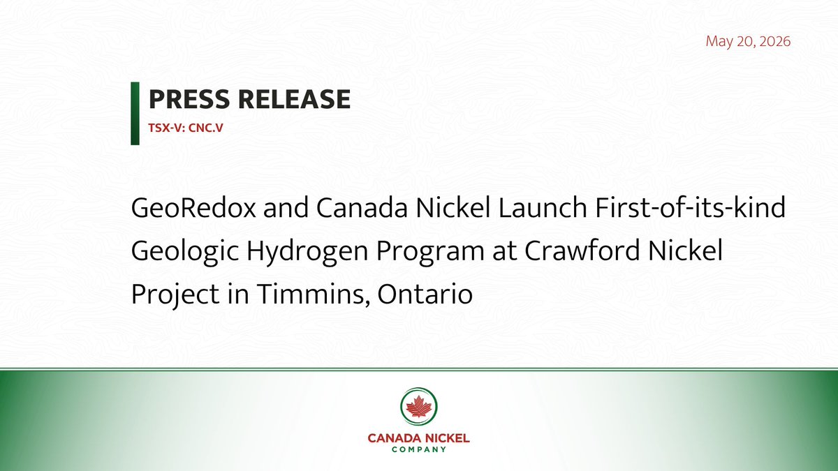 Canada Nickel Company tweet media
