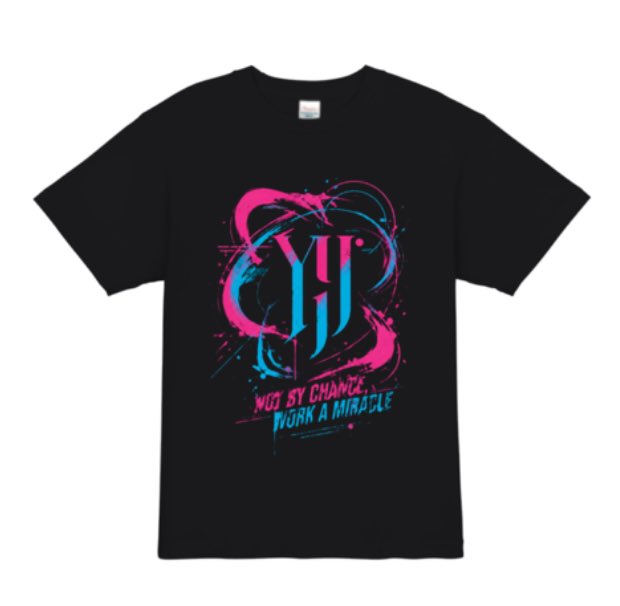 生誕イベントで出演全アーティストのロゴ入りのTシャツとタオル