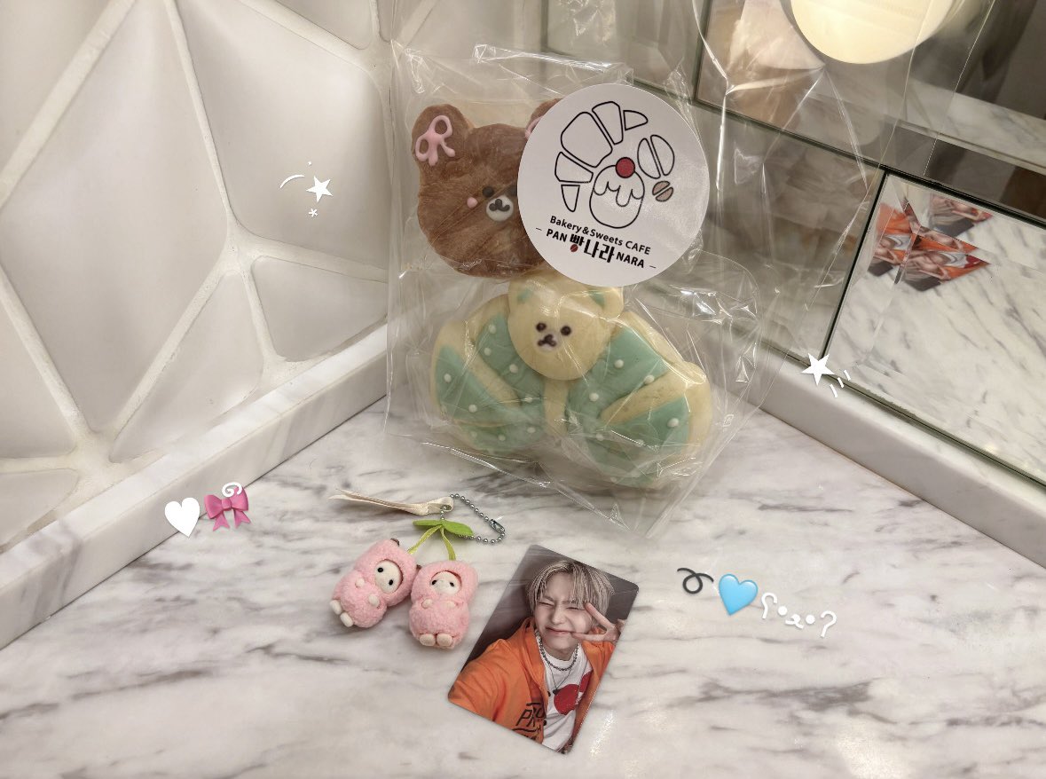 念願の可愛すぎるくまちゃんリボンパン➰🐻‍❄️🩵しっかり水色𝐆𝐄𝐓