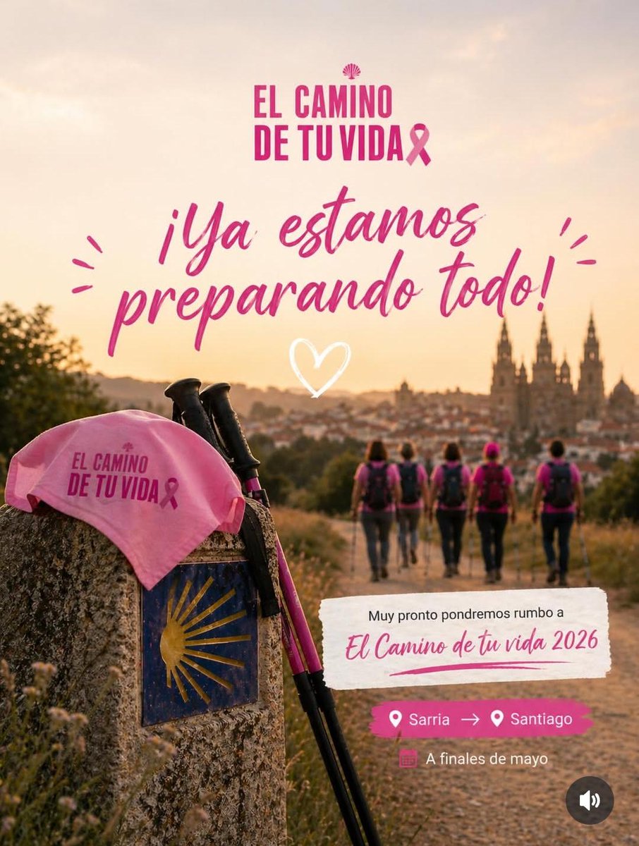 PWACS8's tweet photo. 📢 6ª edición consecutiva en que @PWACS8  patrocina de nuevo "𝗘𝗹 𝗖𝗮𝗺𝗶𝗻𝗼 𝗱𝗲 𝘁𝘂 𝗩𝗶𝗱𝗮", una iniciativa pionera del Hospital de la Princesa de Madrid.
💪 ¡Nuevo tramo del Camino de Santiago! 
🤓 ¡Sigelas!▶️ https://t.co/TfY3B7JA6j
#elcaminodetuvida2026 #cancerdemama https://t.co/ufNI90F7E6